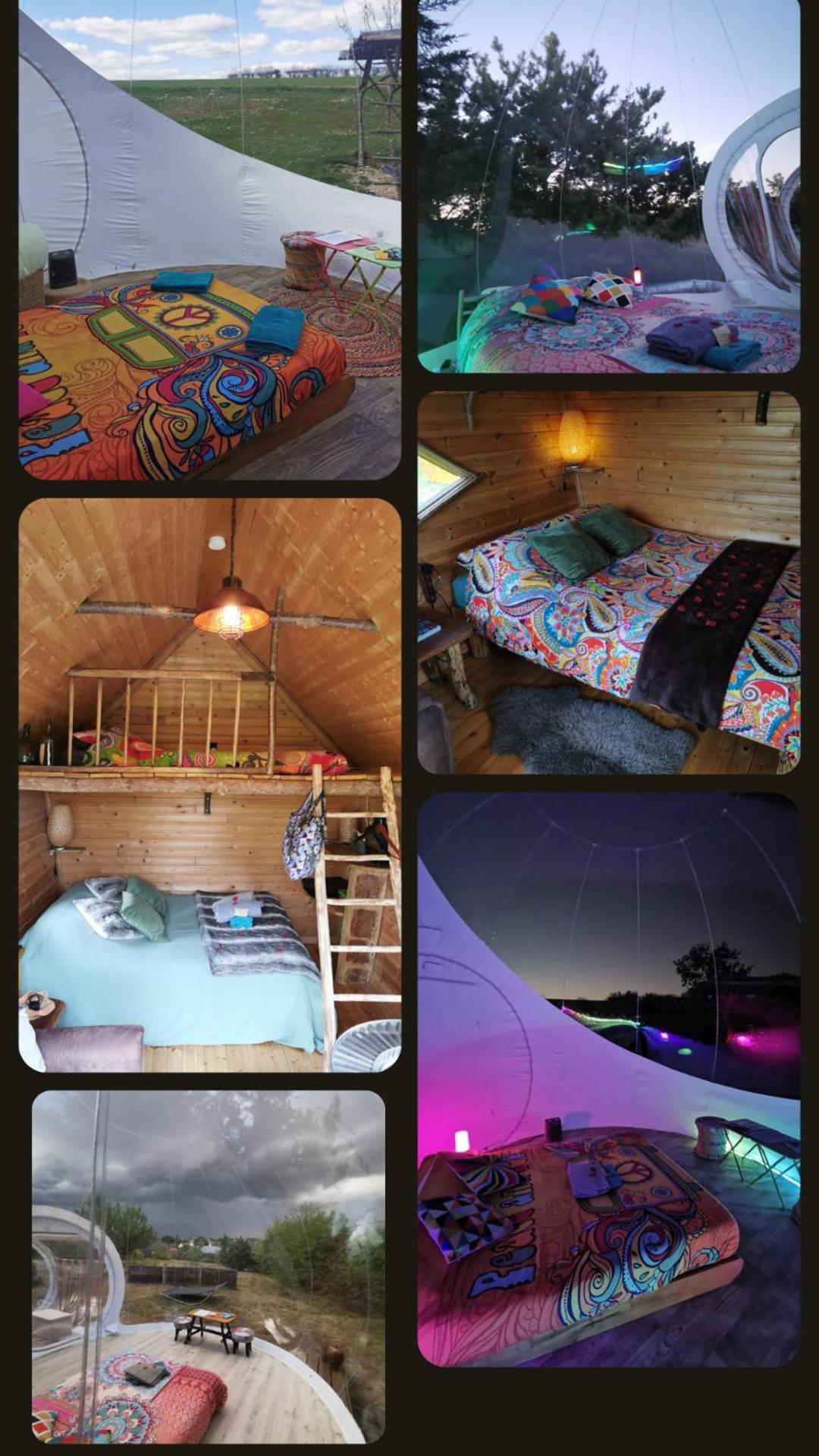 Bed and Breakfast La Bulle Des Champs Champmotteux Экстерьер фото
